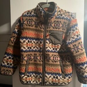 Old Navy Multicolor Patterned Kids Puffer Jacket